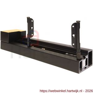 Henderson SFDBI vouwdeurbeslag Securefold glasvezel dorpel binnenvouwend zwart per meter - H20301297 - afbeelding 2