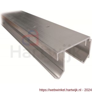 Henderson 20A/1800 schuifdeurbeslag Double Top bovenrail aluminium dubbel 1800 mm 45 kg - H20300268 - afbeelding 1