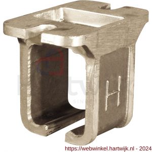 Henderson 4A/301 schuifdeurbeslag 301(H) raildrager plafond open aluminium voor rail 301(H) - H20301078 - afbeelding 1