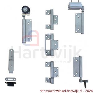 Henderson RF50K1 vouwdeurbeslag houten vouwdeuren Roomflex kit 1 2.0 voor twee deuren 50 kg - H20301079 - afbeelding 1