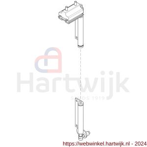 Henderson RF50K4 vouwdeurbeslag Roomflex kit 4 speunset draaideur 50 kg - H20301219 - afbeelding 1