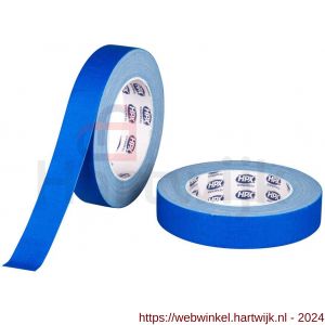 HPX Mat gaffer textiel montage tape PRO blauw 25 mm x 25 m - H51700204 - afbeelding 1