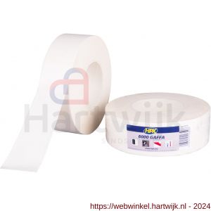 HPX gaffer textiel montage 6000 tape wit 100 mm x 50 m - H51700185 - afbeelding 1