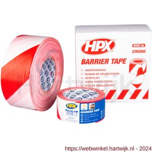 HPX afzetlint wit-rood 50 mm x 100 m - H51700268 - afbeelding 2