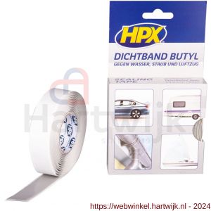 HPX Butyl afdichtingstape grijs 20 mm x 3 m - H51700007 - afbeelding 1