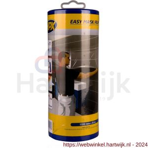 HPX Easy mask film afplak crêpepapier 1100 mm x 33 m met dispenser - H51700275 - afbeelding 1