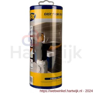 HPX Easy mask film afplak crêpepapier 2700 mm x 16 m met dispenser - H51700276 - afbeelding 1
