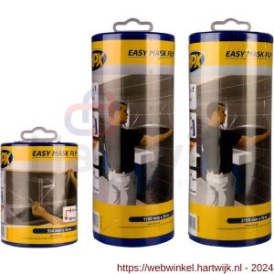 HPX Easy Mask Film afplak crepepapier 550 mm x 33 m met dispenser - H51700274 - afbeelding 2