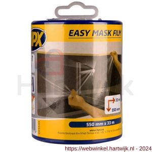 HPX Easy mask film afplak crêpepapier 550 mm x 33 m met dispenser - H51700274 - afbeelding 1