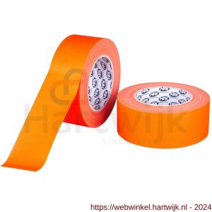 HPX gaffer textiel montage tape fluo oranje 50 mm x 25 m - H51700191 - afbeelding 1