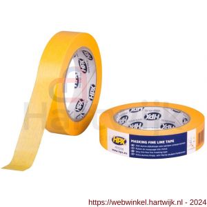 HPX Masking 4400 Fine Line afplaktape oranje 24 mm x 50 m - H51700026 - afbeelding 1