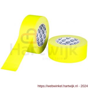 HPX gaffer textiel montage tape fluo geel 50 mm x 25 m - H51700195 - afbeelding 1