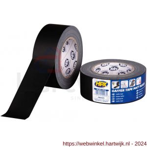 HPX gaffer textiel montage tape matzwart 48 mm x25 m - H51700187 - afbeelding 1