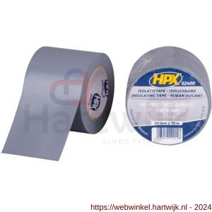 HPX PVC isolatietape grijs 50 mm x 10 m - H51700104 - afbeelding 1