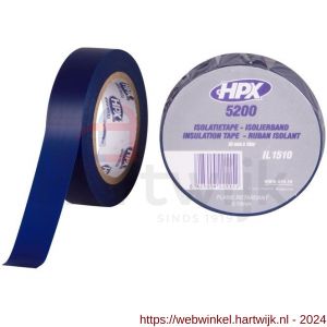 HPX PVC isolatietape blauw 15 mm x 10 m - H51700070 - afbeelding 1