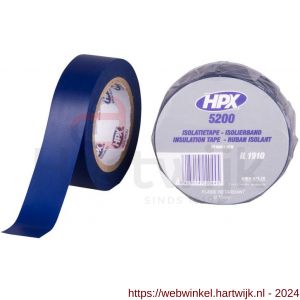 HPX PVC isolatietape blauw 19 mm x 10 m - H51700080 - afbeelding 1