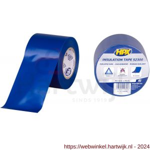 HPX PVC isolatietape blauw 50 mm x 20 m - H51700099 - afbeelding 1