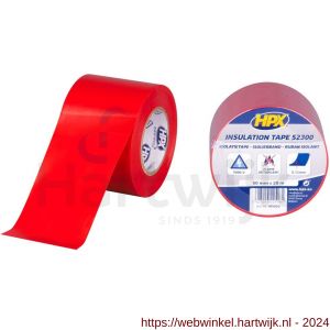 HPX PVC isolatietape rood 50 mm x 20 m - H51700100 - afbeelding 1