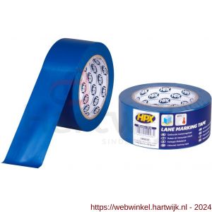 HPX zelfklevende belijning-markeringstape blauw 48 mm x 33 m - H51700045 - afbeelding 1