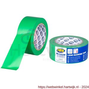 HPX zelfklevende belijning-markeringstape groen 48 mm x 33 m - H51700046 - afbeelding 1