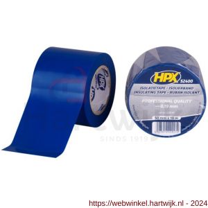 HPX PVC isolatietape blauw 50 mm x 10 m - H51700105 - afbeelding 1