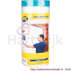HPX Easy mask film cloth afplak tape 2600 mm x 17 m - H51700283 - afbeelding 1
