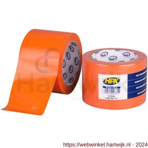 HPX PVC stucloper beschermingstape oranje 75 mm x 33 m - H51700038 - afbeelding 1