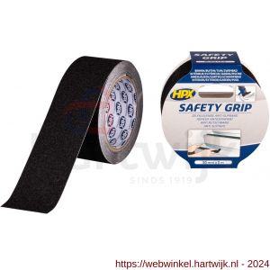 HPX anti-slip tape zwart 50 mm x 5 m - H51700257 - afbeelding 1