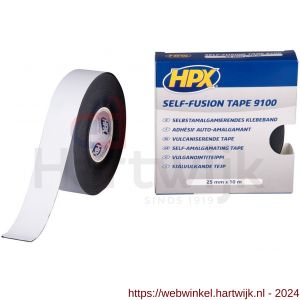 HPX zelfvulkaniserende reparatie tape zwart 25 mm x 10 m - H51700249 - afbeelding 1