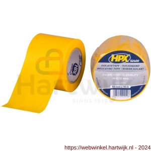 HPX PVC isolatietape geel 50 mm x 10 m - H51700108 - afbeelding 1