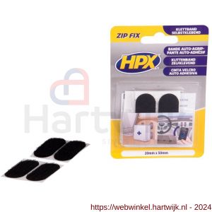 HPX Zip Fix klittenband pads 20 mm x 50mm - H51700121 - afbeelding 1