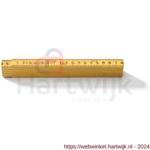 Hultafors G 59-2-12 GU duimstok kunststof glasfiber geel G59 2 m 10 delen - H50150188 - afbeelding 1