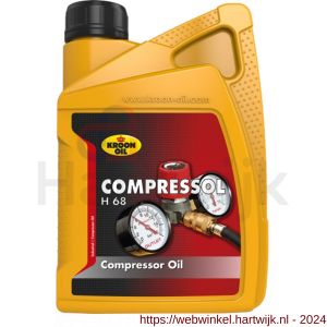 Kroon Oil Compressol H 68 compressorolie 1 L flacon - H21501044 - afbeelding 1
