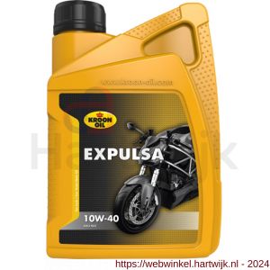 Kroon Oil Expulsa 10W-40 viertakt motorfiets olie 1 L flacon - H21500514 - afbeelding 1