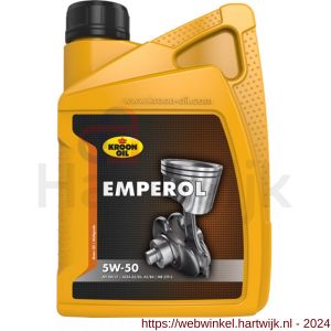 Kroon Oil Emperol 5W-50 synthetische motorolie 1 L flacon - H21501085 - afbeelding 1