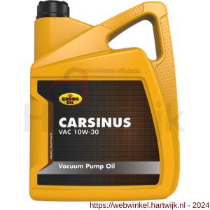 Kroon Oil Carsinus VAC 10W-30 vacuumpomp olie 5 L can - H21500814 - afbeelding 1