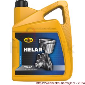 Kroon Oil Helar 0W-40 synthetische motorolie Synthetic Multigrades passenger car 5 L can - H21500420 - afbeelding 1