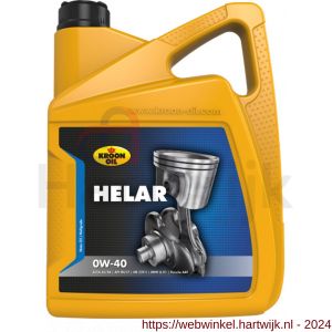 Kroon Oil Helar 0W-40 synthetische motorolie Synthetic Multigrades passenger car 5 L can - H21500420 - afbeelding 1