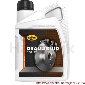 Kroon Oil Drauliquid DOT 3 remvloeistof 1 L flacon - H21500098 - afbeelding 1