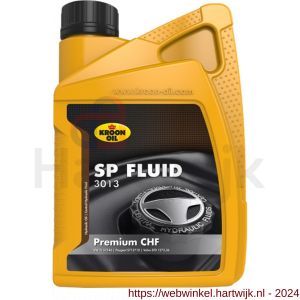 Kroon Oil SP Fluid 3013 hydraulische olie stuurbekrachtiging en niveauregeling 1 L flacon - H21500277 - afbeelding 1