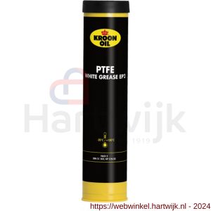 Kroon Oil PTFE White Grease EP2 kogellagervet 400 g patroon - H21500884 - afbeelding 1