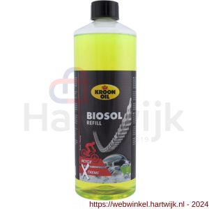 Kroon Oil BioSol Refill kettingreiniger verzorging 1 L fles - H21500026 - afbeelding 1