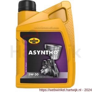 Kroon Oil Asyntho 5W-30 synthetische motorolie Synthetic Multigrades passenger car 1 L flacon - H21500305 - afbeelding 1