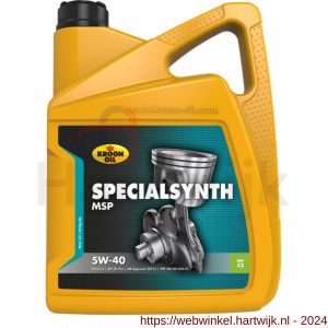 Kroon Oil Specialsynth MSP 5W-40 synthetische motorolie Synthetic Multigrades passenger car 5 L can - H21500487 - afbeelding 1