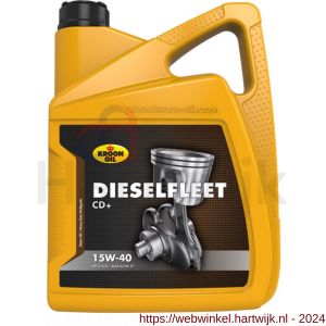 Kroon Oil Dieselfleet CD+ 15W-40 minerale diesel motorolie Mineral Multigrades Heavy Duty 5 L can - H21500185 - afbeelding 1