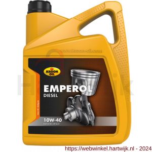 Kroon Oil Emperol Diesel 10W-40 synthetische diesel motorolie Synthetic Multigrades passenger car 5 L can - H21500196 - afbeelding 1