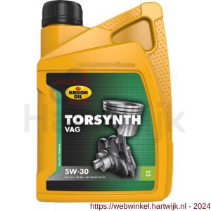 Kroon Oil Torsynth VAG 5W-30 motorolie synthetisch 1 L flacon - H21501352 - afbeelding 1
