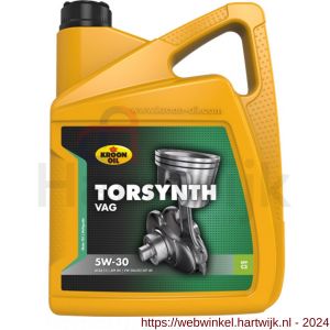 Kroon Oil Torsynth VAG 5W-30 motorolie synthetisch 5 L can - H21501353 - afbeelding 1