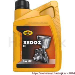 Kroon Oil Xedoz FE 5W-30 synthetische motorolie 1 L flacon - H21501133 - afbeelding 1