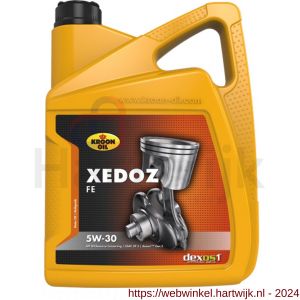 Kroon Oil Xedoz FE 5W-30 synthetische motorolie 5 L can - H21501134 - afbeelding 1